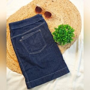 Classic Black Denim Skirt